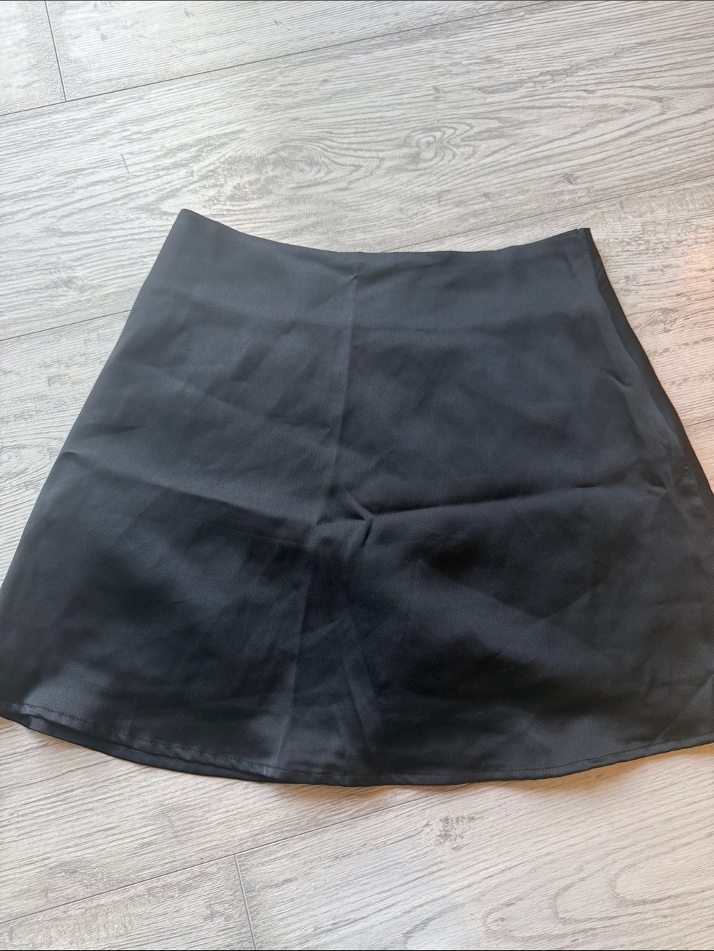 Women's Black Mini A-Line Skirt